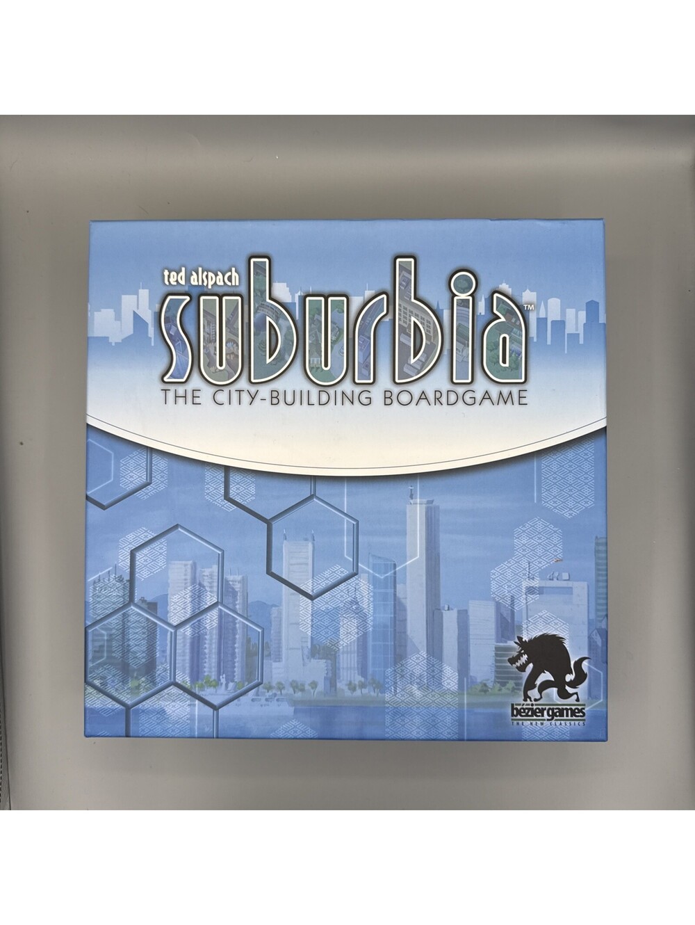Ted Alspach Suburbia Board Game 2nd Edition Bezier Games No Lids 100% Components